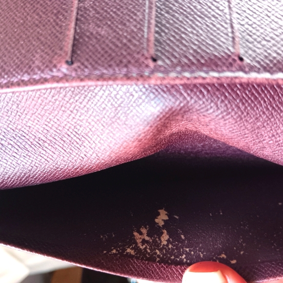 Louis Vuitton Brown Vintage Taiga Long Bifold Wallet - Picture 10 of 11